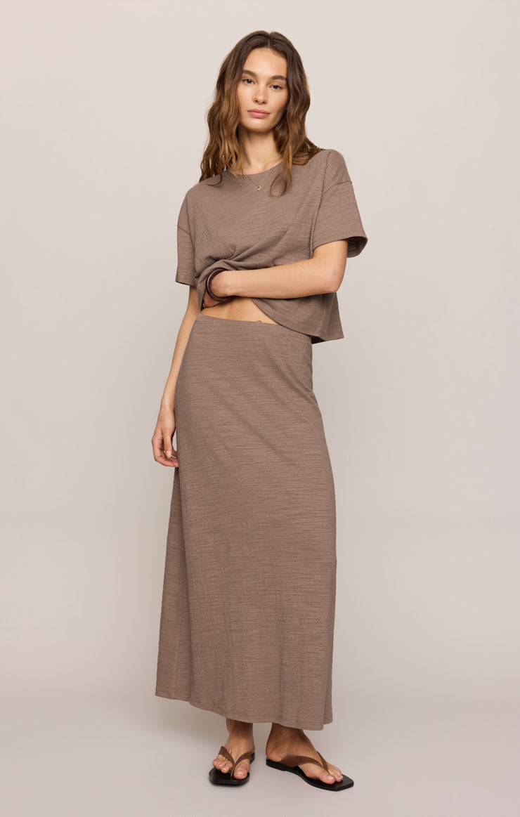 Sway Textured Tee // iced coffee