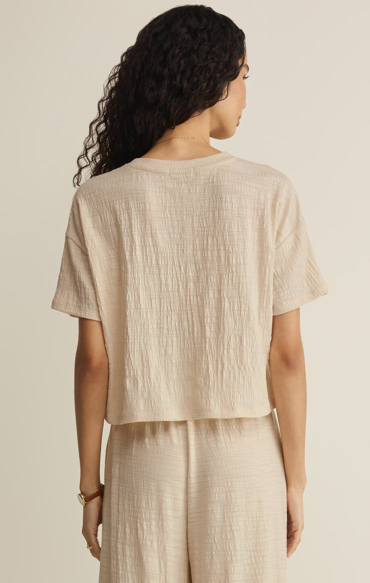 Sway Textured Tee // whisper white