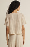 Sway Textured Tee // whisper white