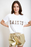 Saints Sequin Tee // S-XXL