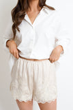 The Lace Embroidered Shorts
