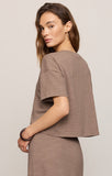 Sway Textured Tee // iced coffee