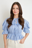 Hydrangea Eyelet Top