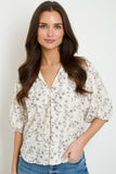 Jane Floral Puff Sleeve Blouse