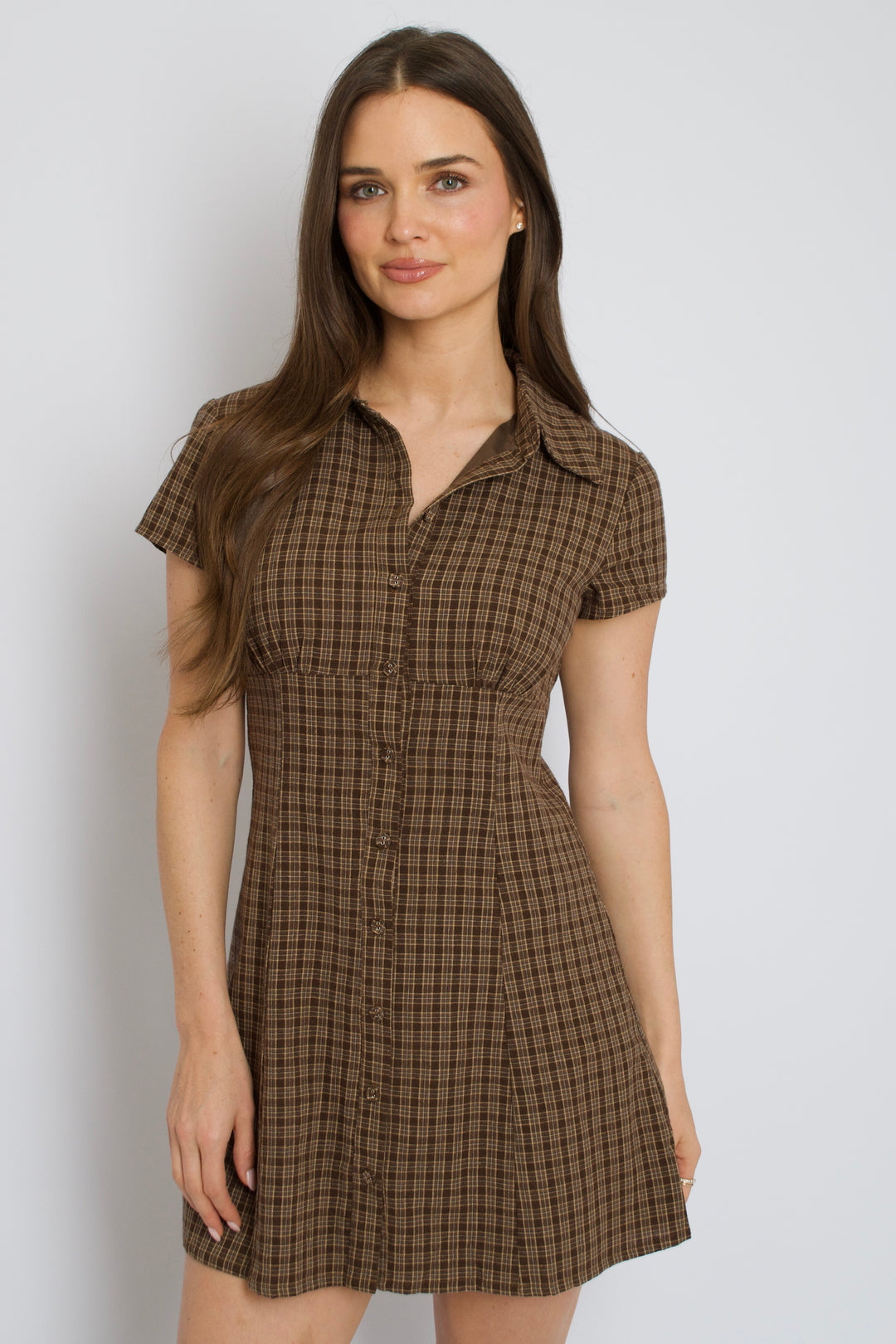 Mackenzie Check Dress