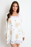Blushing Meadow Mini Dress