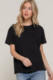 Short Sleeve Round Neck Tee // 2 colors