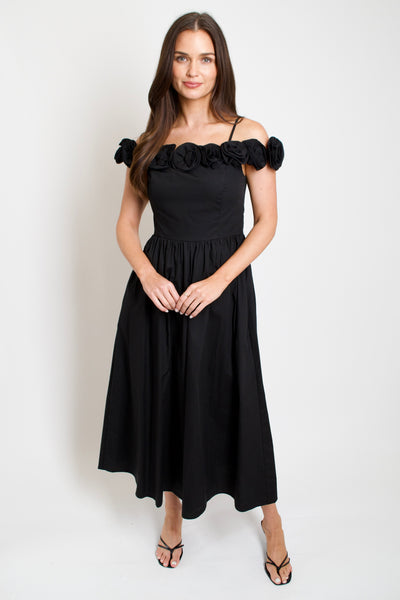 Marbella Rose Midi Dress