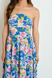 Sunset Petal Sky Maxi Dress