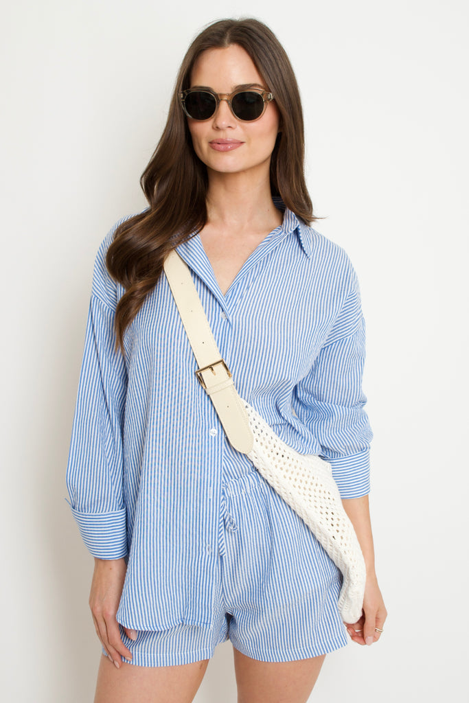 Tulum Stripe Set // blue