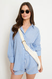 Tulum Stripe Set // blue