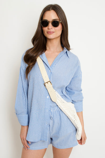 Tulum Stripe Set // blue