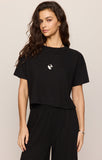 Sway Textured Tee // black