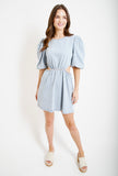 Rhinestone Denim Dress