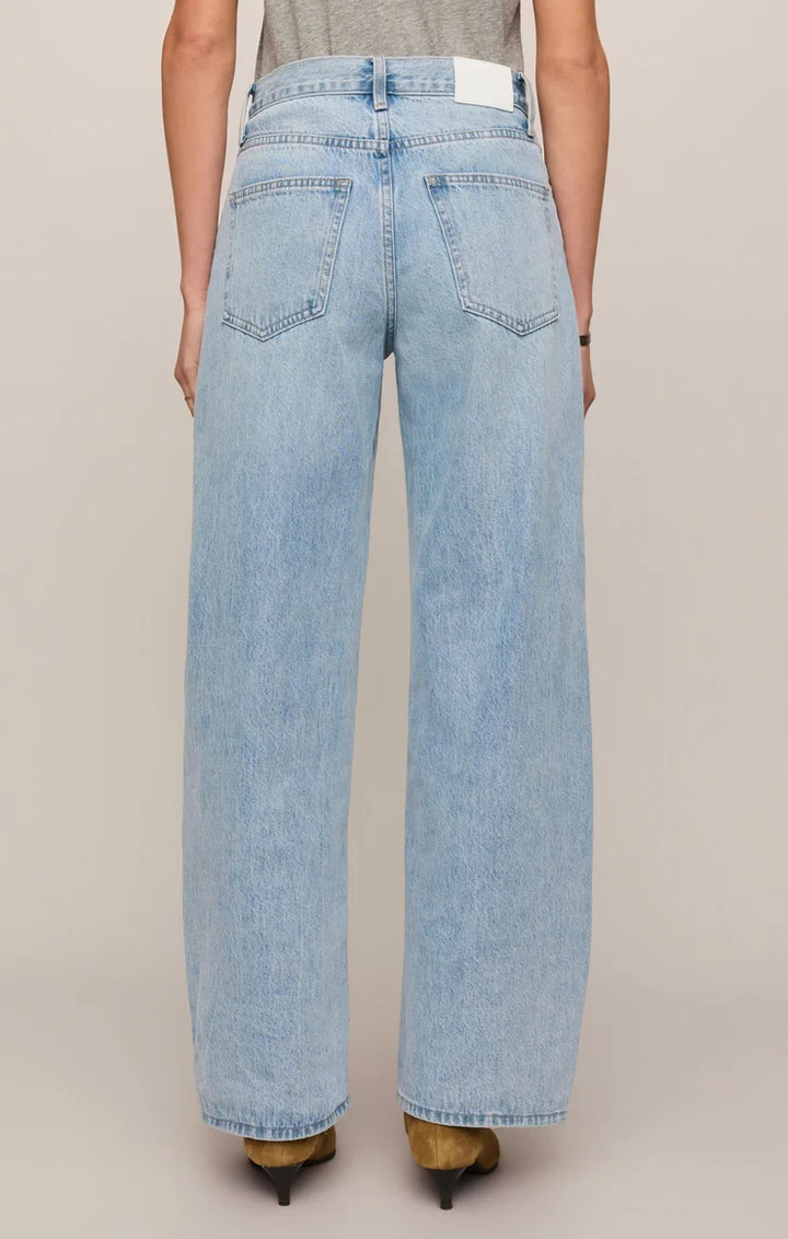The Show Off Denim High-Rise Bowed