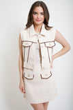 Karlie Tweed Vest