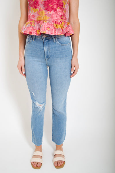 Distressed Slim Straight