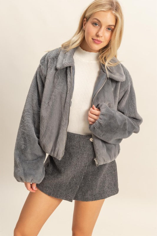 Lola Fur Bubble Jacket // 2 colors