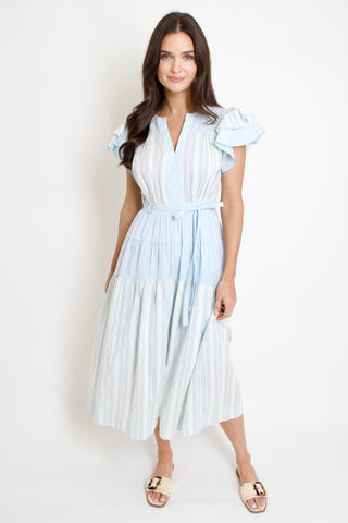 Molly Striped Midi Dress
