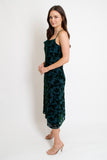 Wisteria Velvet Midi Dress