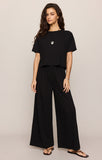 Sway Textured Tee // black