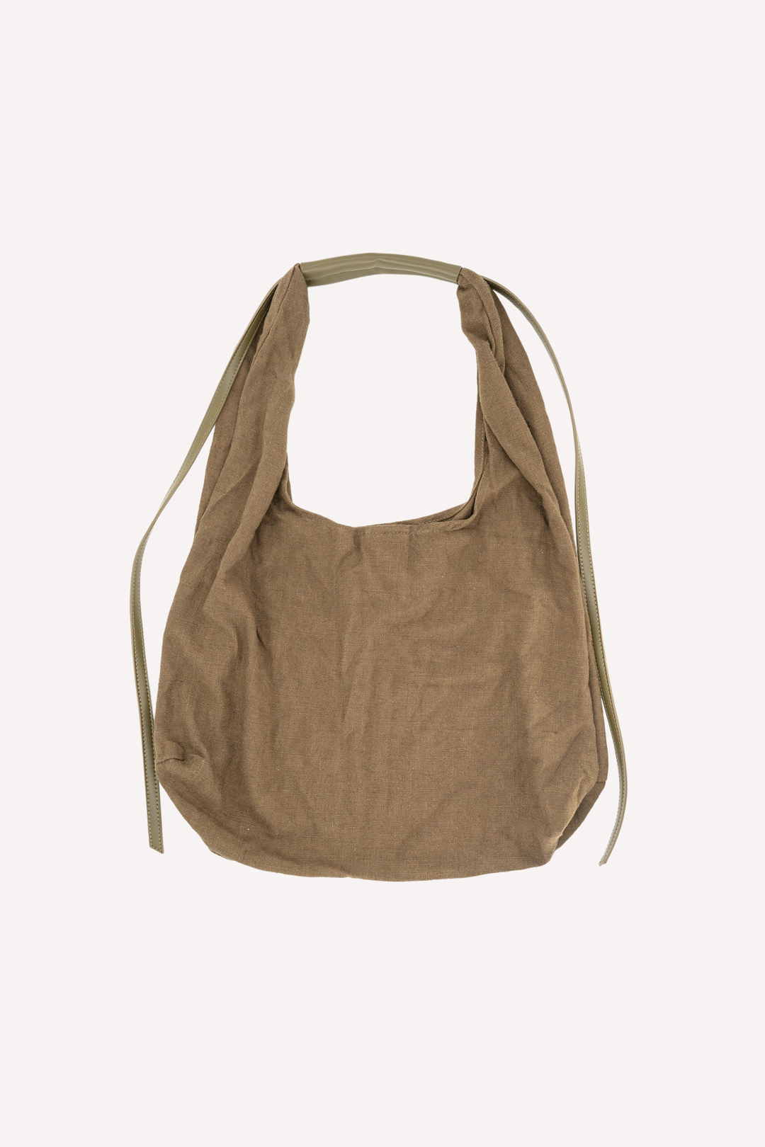 Uma Linen Hobo Bag // olive