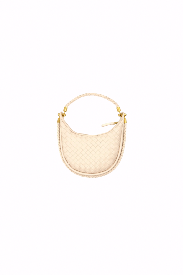 Mini Monaco Woven Bag // bone