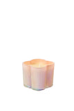 SWEET GRACE // Pink Flower Ribbed Candle