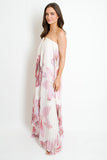 Laelia Orchid Pleaded Midi Dress
