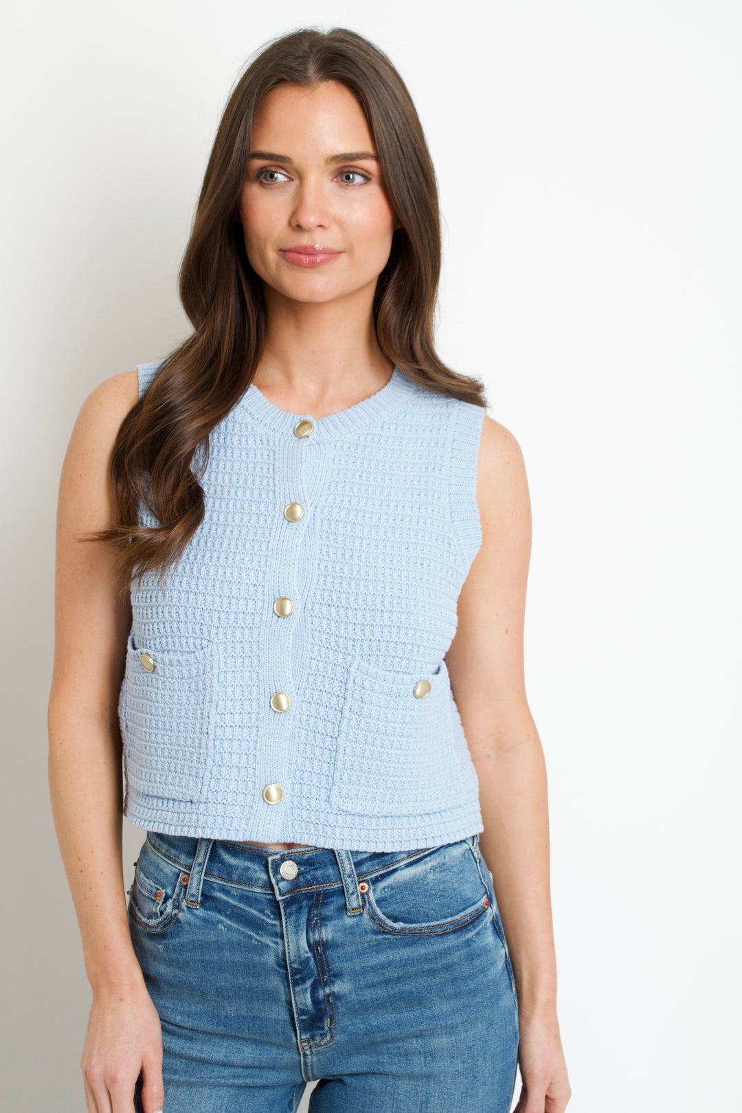 Chelsea Button Vest