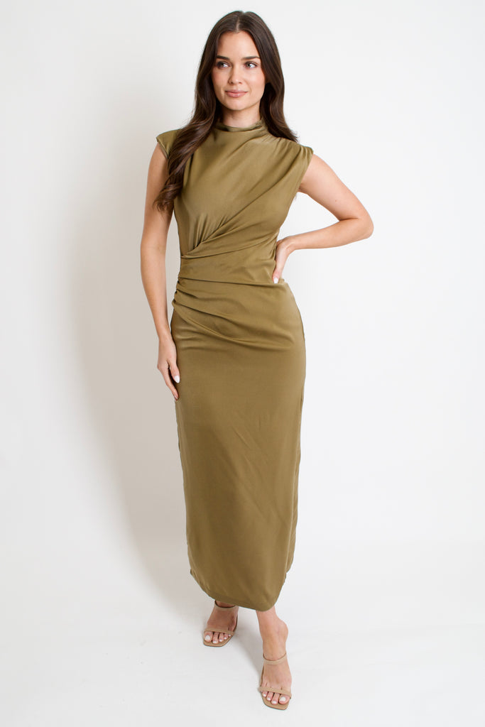 Edie Mock Neck Dress