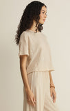 Sway Textured Tee // whisper white