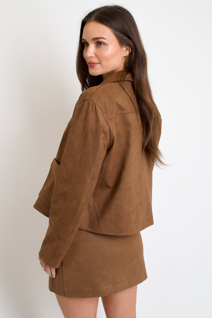 Darry Suede Skirt