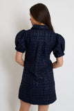 Vivienne Navy Tweed Dress