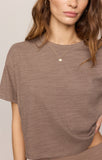 Sway Textured Tee // iced coffee