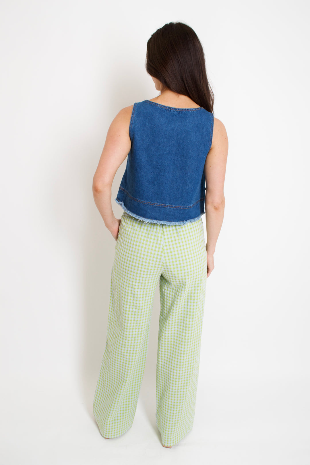 Dafne Denim Top