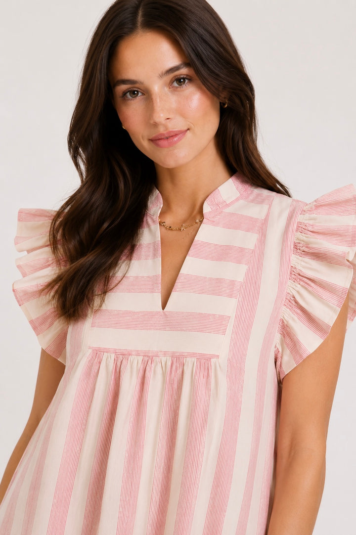 Blush Flutter Dress