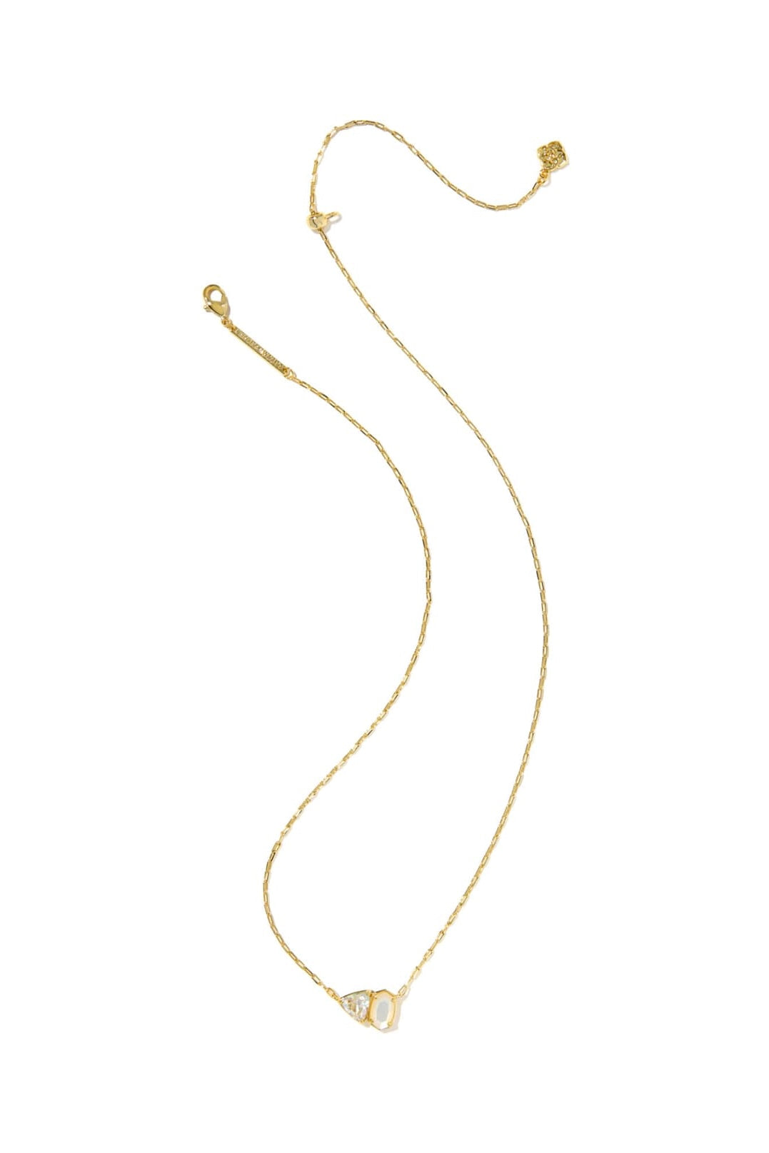 Tatum Gold Short Pendent Necklace