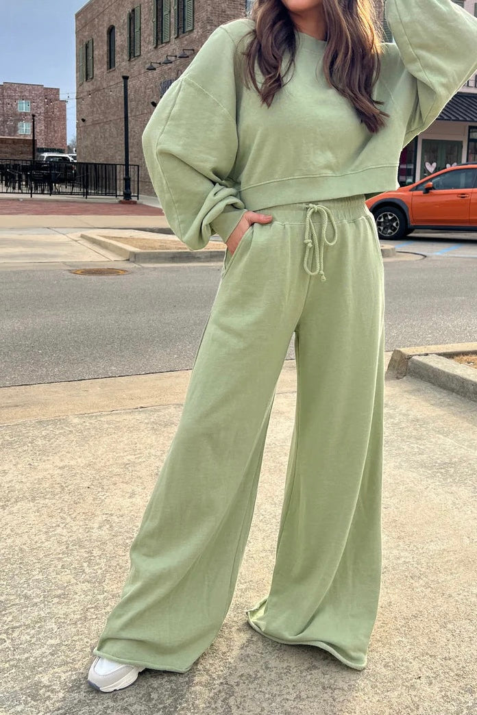 Mayzie Pant Set // mineral green