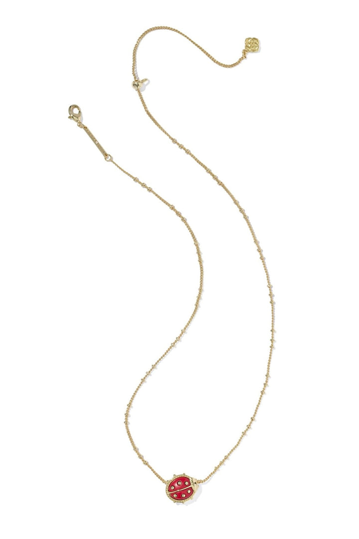Ladybug Short Pendent Necklace