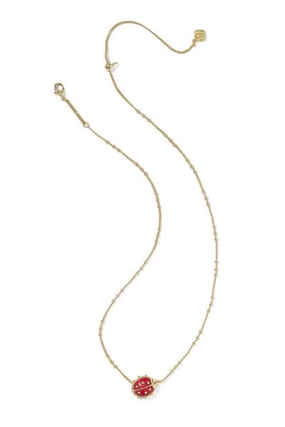 Ladybug Short Pendent Necklace