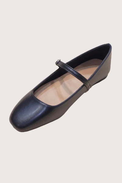 Black Ballet Flats