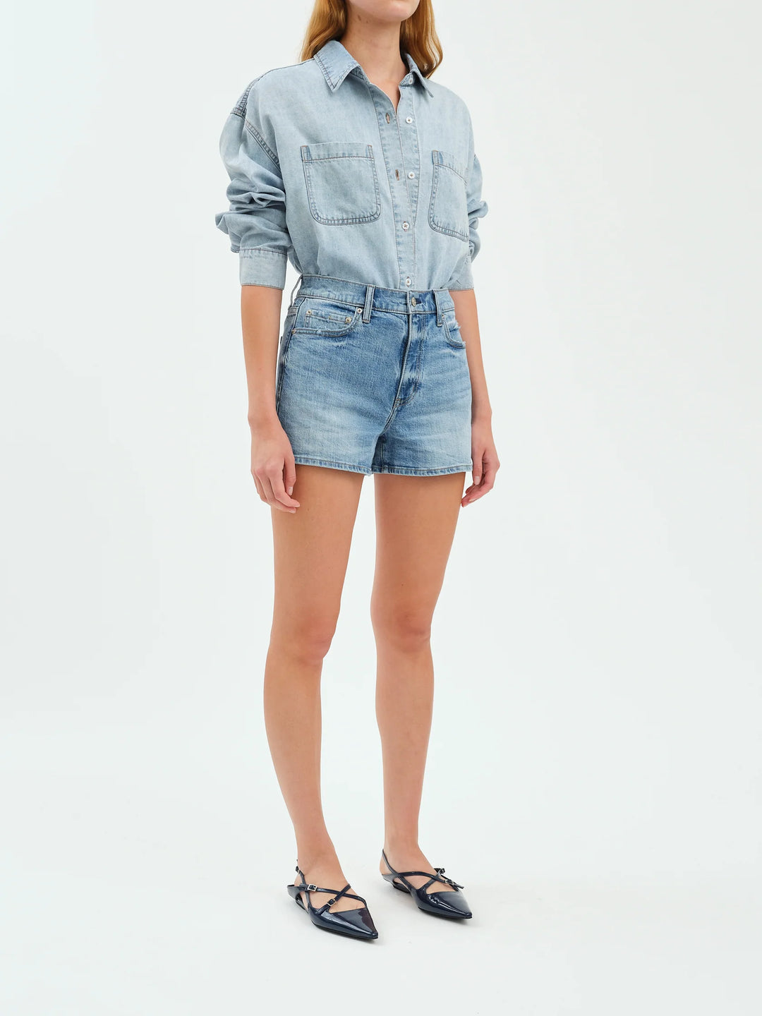 DAZE // Troublemaker Short in Marina Vintage