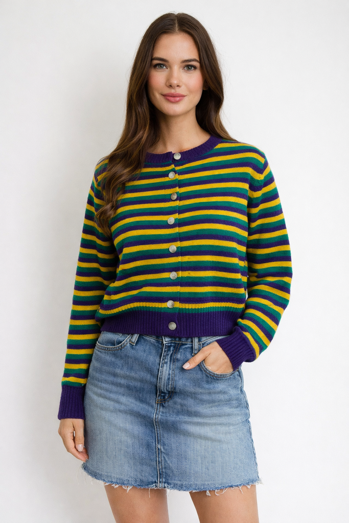 Carnival Stripe Cardigan