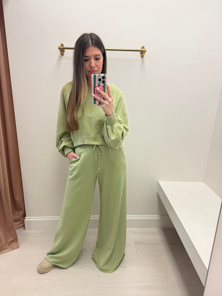Mayzie Pant Set // mineral green