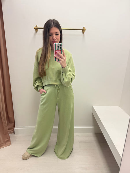 Mayzie Pant Set // mineral green