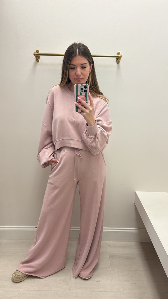 Mayzie Pant Set // pink