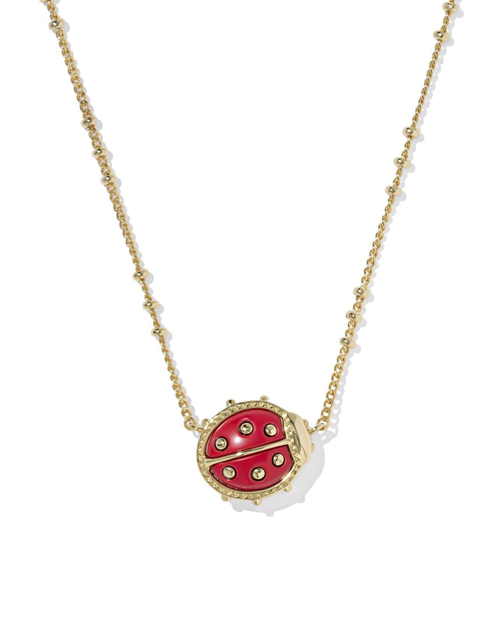 Ladybug Short Pendent Necklace