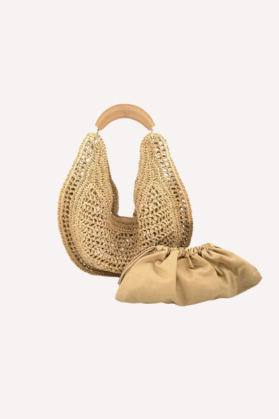 Bodrum Raffia Bag // natural