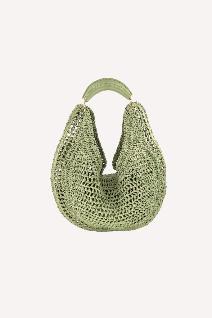 Bodrum Raffia Bag // olive